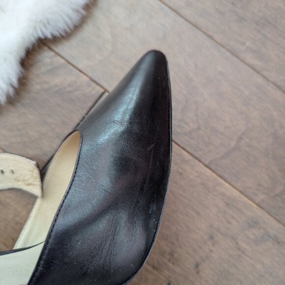 Michael Kors Black Leather Heels - Picture 6 of 16